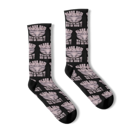 globo gym costume Socks