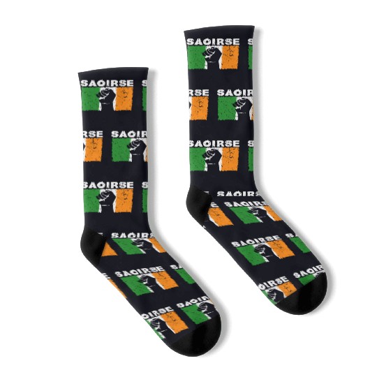 Saoirse Irish Republican Conservative Capitalist I Socks