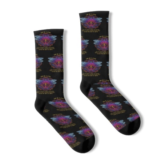 Dragonfly Sing Me A Song Cute Funny Watercolor T S Socks