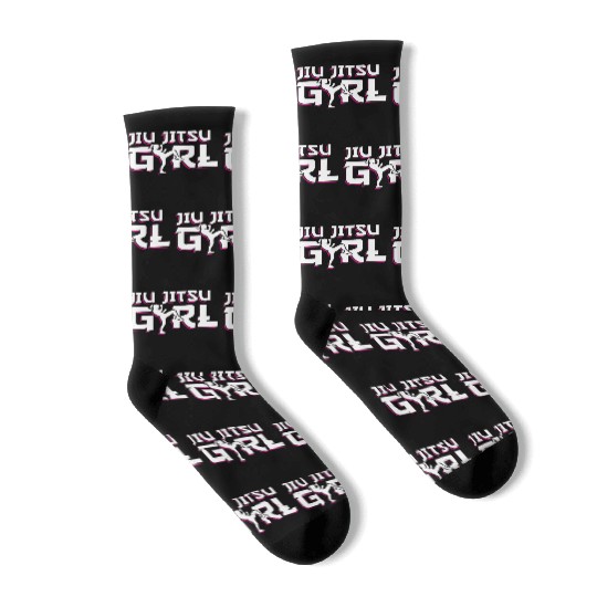 Jiu Jitsu Girl Martial Arts Mixed Martial Arts Socks