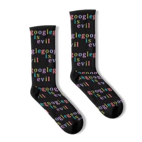 Google Is Evil Nbr 01 Socks