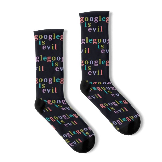 Google Is Evil Nbr 01 Socks