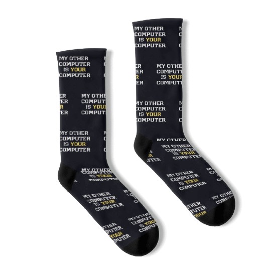 Hacker Hacking Programmer Linux Gift Hackers Socks