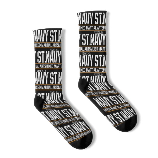 Navy St. Vintage Design, Navy Street Socks