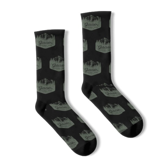 Glacier National Park Hiking Montana Socks