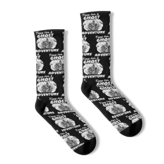Ghost Adventures Ghost Hunting Time Socks