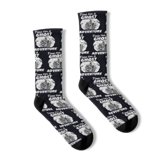 Ghost Adventures Ghost Hunting Time Socks