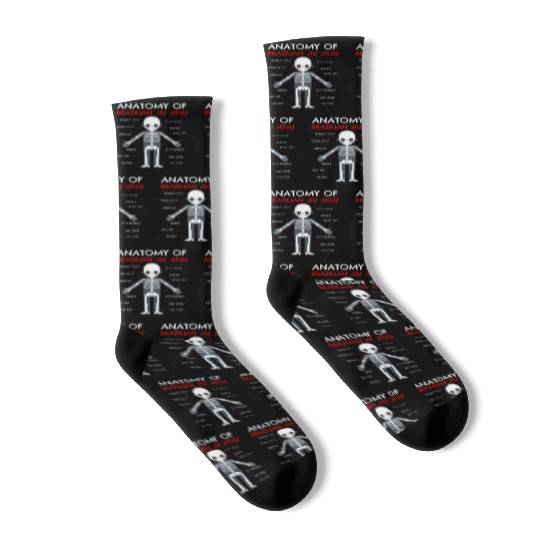 Jiu Jitsu Gifts Anatomy Brazilian Jiu Jitsu Funny Socks