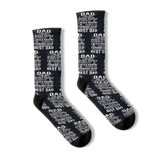 World's Best Dad Prison Break Dad Socks