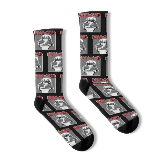hen Otaku Manga Anime Girl Waifu Material Socks