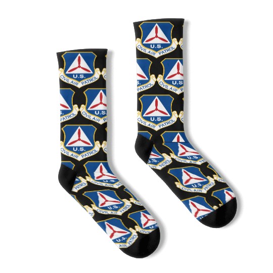 Civil Air Patrol Logo Air Force Cap Military Veter Socks