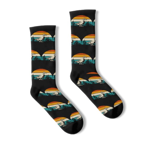 Duck hunting animal welfare gift idea Socks