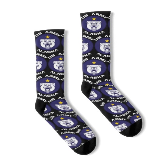 Us Army Alaska Polar Bear Patch Socks