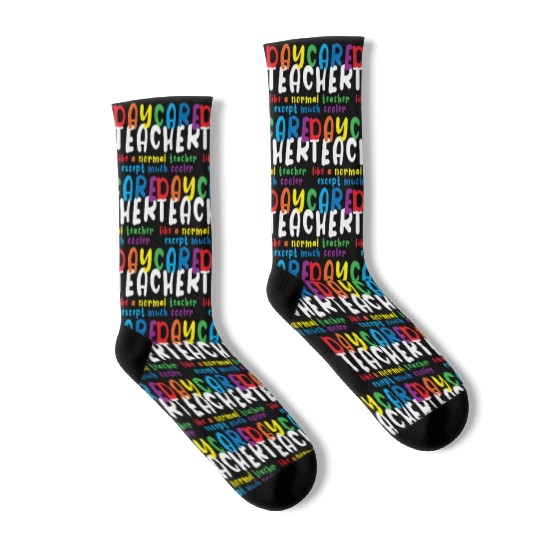 Daycare Teacher Daycare Provider Childcare Socks