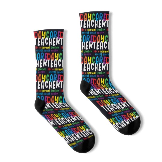 Daycare Teacher Daycare Provider Childcare Socks
