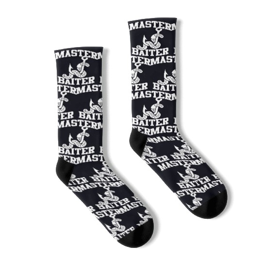 master baiter- fishing gift Socks