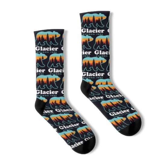 Glacier National Park Socks