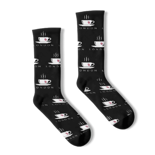 London English Tea England Union Jack British Gift Socks