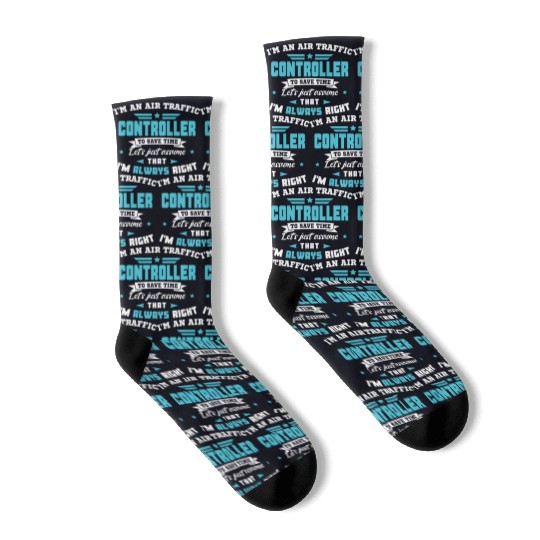 Air Traffic Controller ATC Air Traffic Control Socks