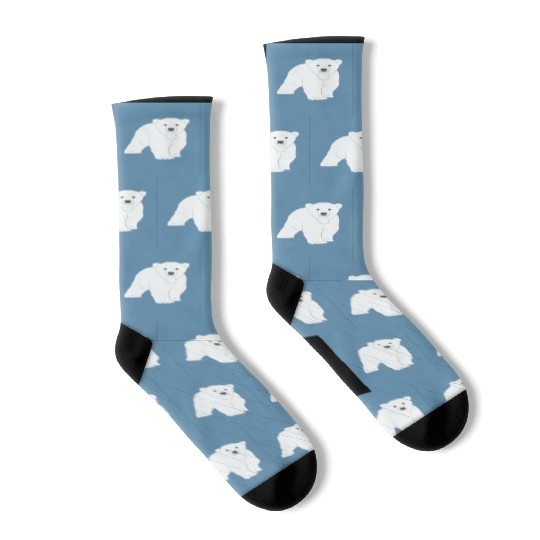 Polar bear cub Socks