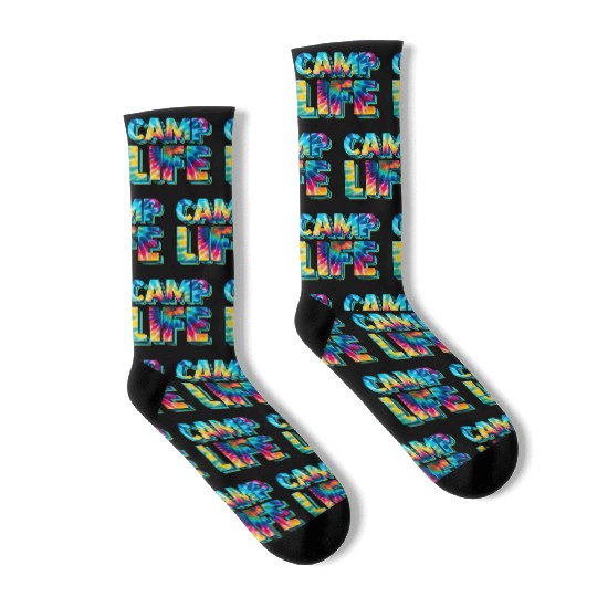 camp life,SUMMER Camp, fall camp,boy scouts,trekki Socks