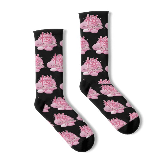 Cherry bloosom , Sakura, Cherry Blossom Socks