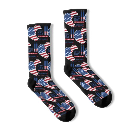 Patriot Day 9 11 USA Socks
