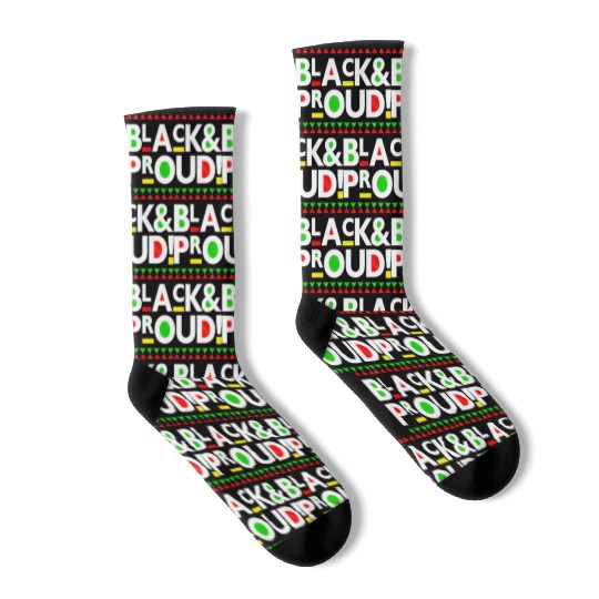 Black and Proud Socks