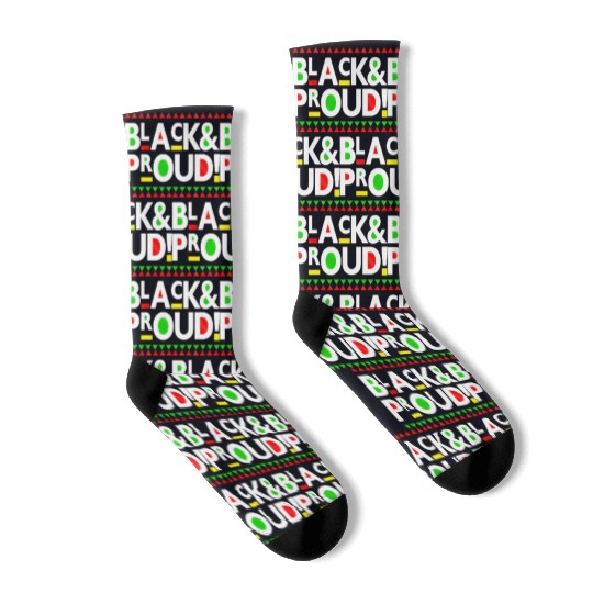 Black and Proud Socks