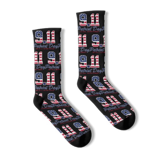 Patriot Day Never Forget 9 11 Anniversary Socks