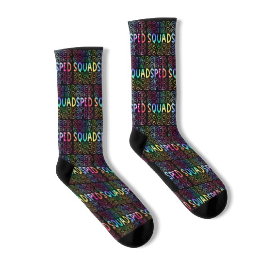 Sped Squad Special Ed Teacher Back To School 2021 Socks