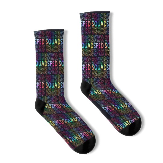 Sped Squad Special Ed Teacher Back To School 2021 Socks