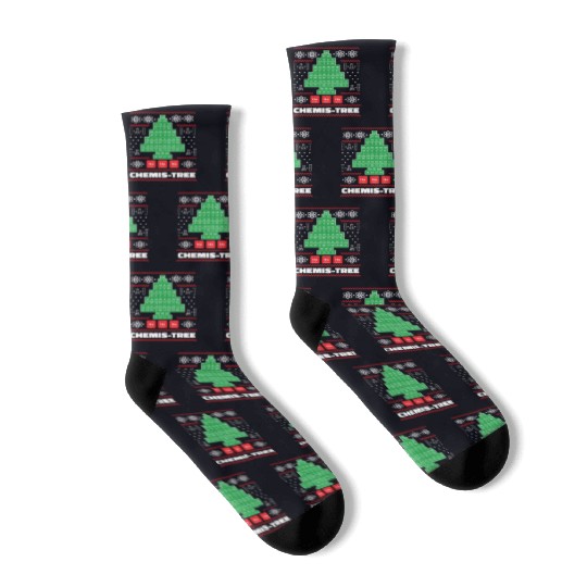 Funny Chemistry Christmas / Science Holiday Socks