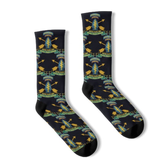 Army US Army Special Forces Command SSI Socks