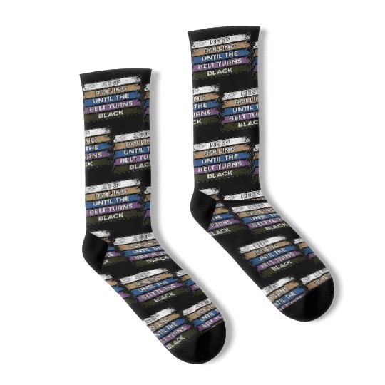 BJJ BLack Belt Socks