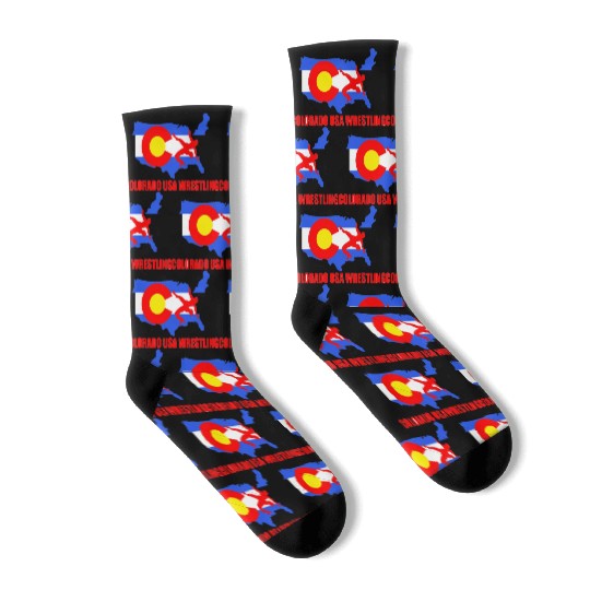Team USA Wrestling Colorado Division Socks