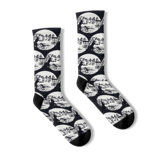 Disc Golf Frisbee Socks I Funny Discgolf Socks