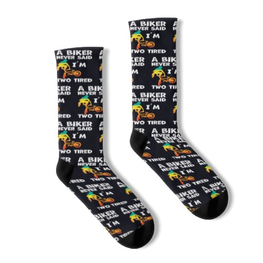 BMX Biker Racing Stunt Socks
