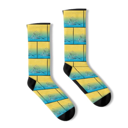sailing canoe Socks