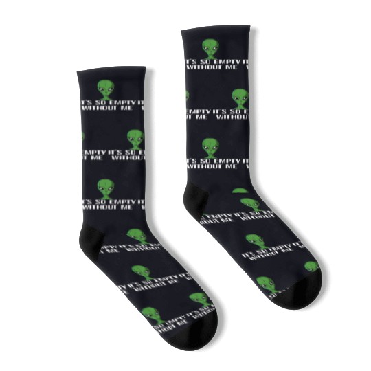 Alien Gift Extraterrestrial UFO AREA 51 Sci-fi Socks