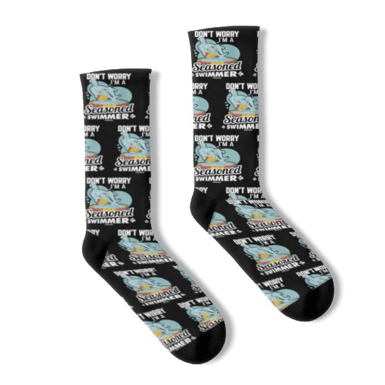 Swimming lifeguard swimming course outdoor pool gi Socks