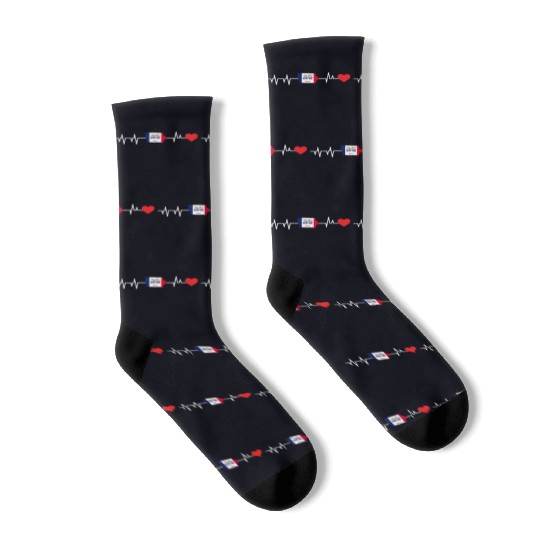 Iowa Heartbeat Gift Socks