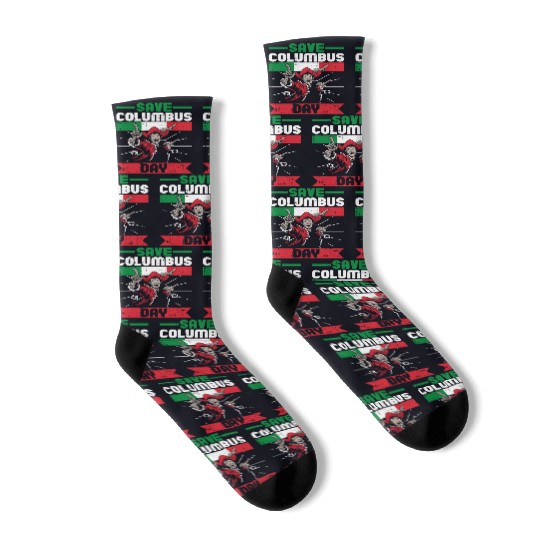 Columbus Day Italian Pride Socks