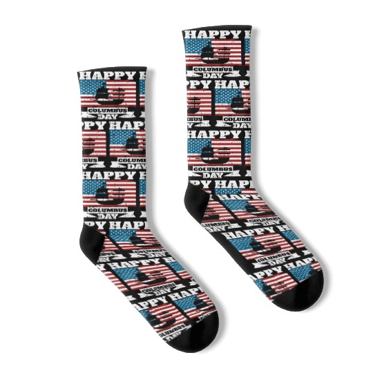 Columbus Day Italian Pride Socks