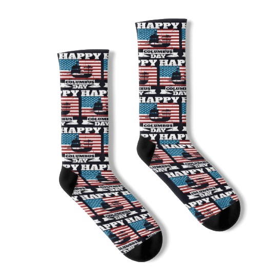 Columbus Day Italian Pride Socks