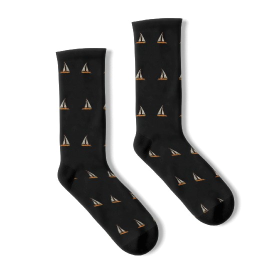 Sailing Boats Boat Kayak Pontoon Boating Captain Socks