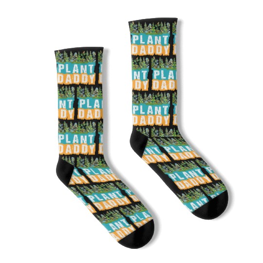Fathers Day Gardener Plant Daddy Socks