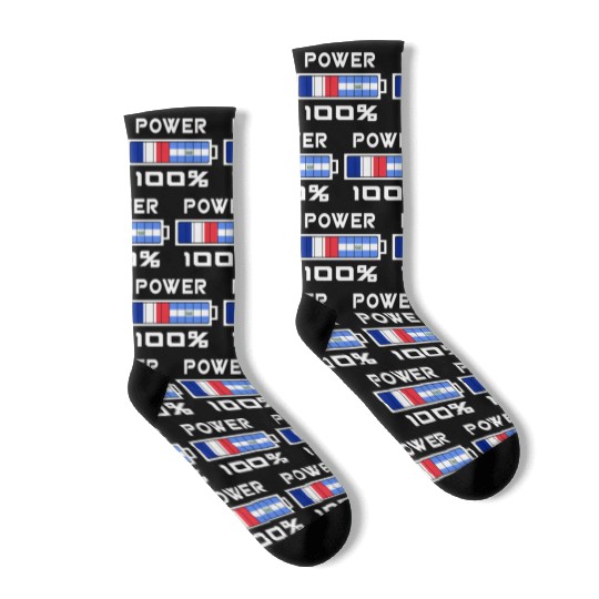 El Salvador and France power 100% Socks