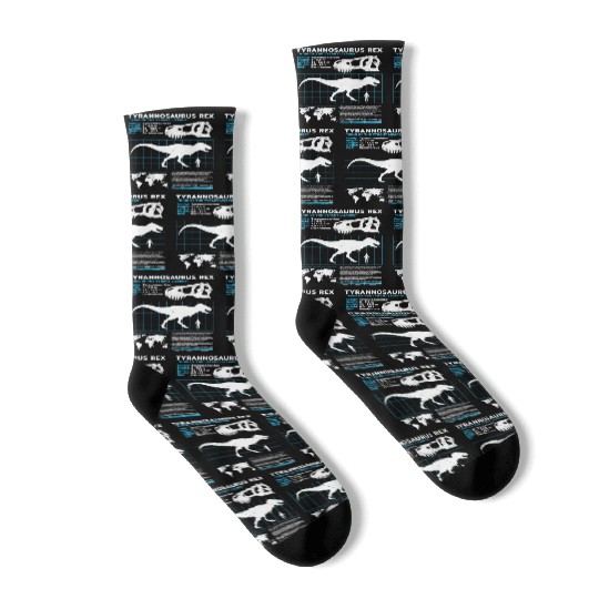 Tyrannosaurus Rex fact sheet Socks