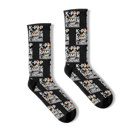 K-Pop K-Drama Korean Pop Music Socks